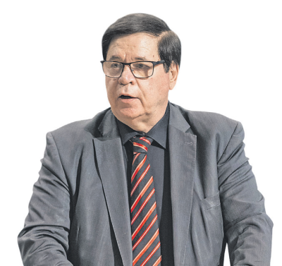 Präsident Hans Nigg anlässlich der Delegiertenversammlung des FLSB. (Foto: ZVG/D. Schwendener)